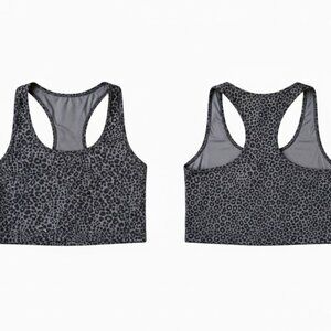 Evolution and Creation women's size M racer back tank top animal print